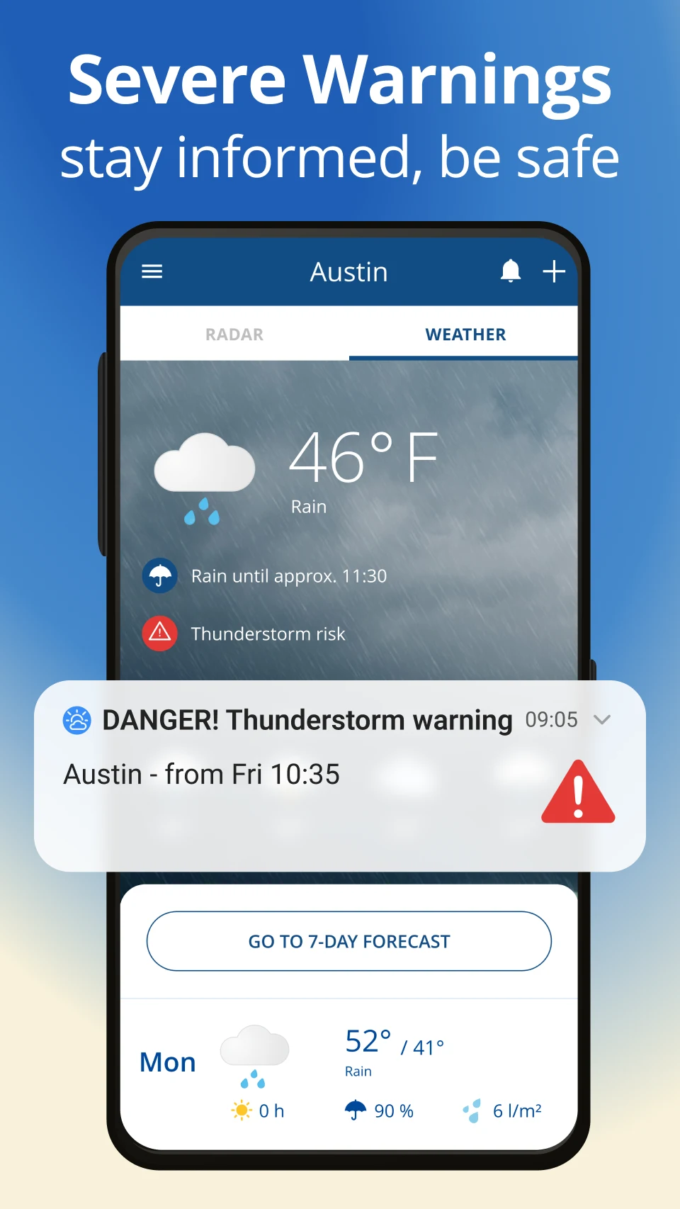 weather24: Forecast & Radar screenshot